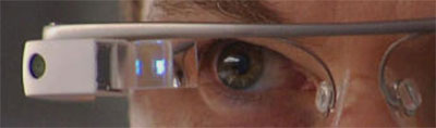  Tela do Google Glass